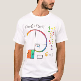 Fibonacci Sequence & Golden Ratio Math T - Shirt