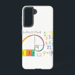 Fibonacci Sequence Spiral Samsung Case Samsung Galaxy Hülle<br><div class="desc">Mit diesem auffälligen Gehäuse mit der legendären Fibonacci-Spirale,  farbenfrohen Sequenznummern und den Golden Ratio-Formeln schützen Sie Ihr Handy stilvoll. Ein perfektes Accessoire für Mathematiker,  Schüler,  Lehrer und alle,  die von geometrischer Schönheit inspiriert sind. Kombinieren Sie mathematische Eleganz und funktionalen Schutz für Ihr Gerät mit diesem einzigartigen Design.</div>