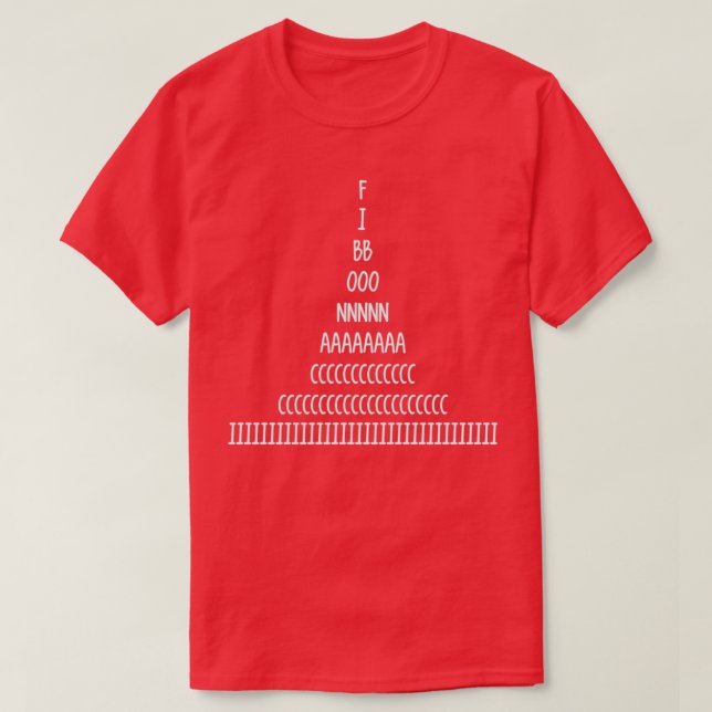 Fibonacci SequenceTShirt T-Shirt (Design vorne)