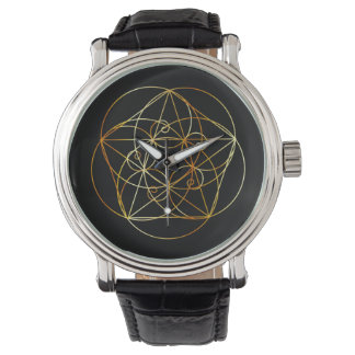 Fibonacci Spiral - Die heilige Geometrie Armbanduhr