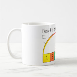 Fibonacci Spiral Math Mug