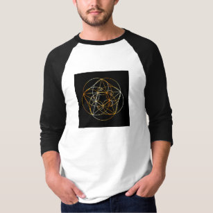 Fibonacci-Spirale die heilige Geometrie T-Shirt