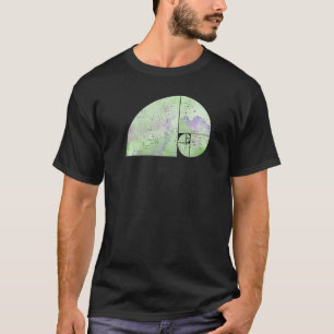 Fibonacci-Spirale-Elefant Goldener Schnitt grung T-Shirt
