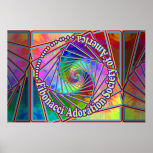 Fibonacci-Verehrungs-Gesellschaft von Poster