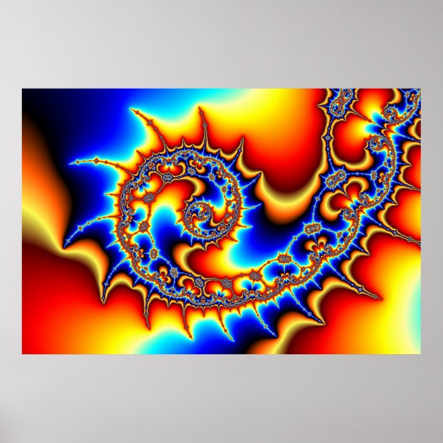 Fibonaccispikeral Poster (Vorne)