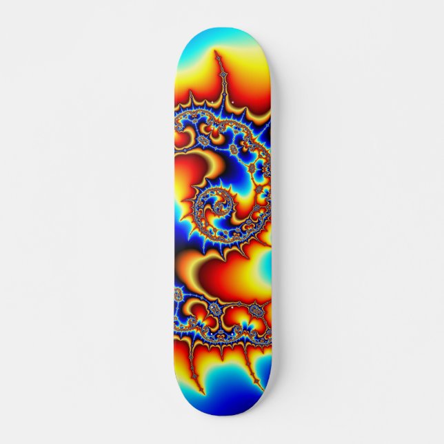 Fibonaccispikeral Skateboard (Vorne)