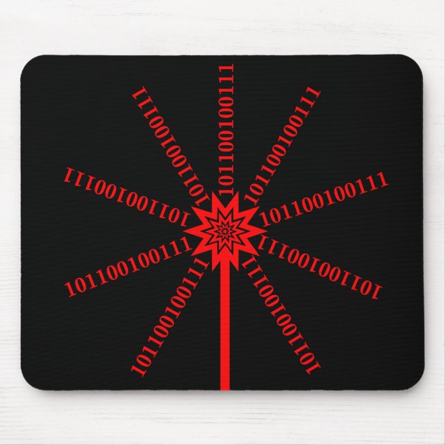 Fibre Optic Data Burst Mousepad (Vorne)