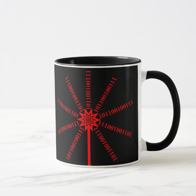 Fibre Optic Data Burst Tasse (Rechts)