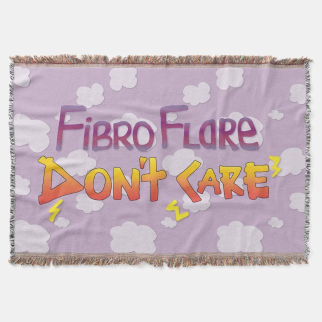 Fibro Flare kümmert sich nicht Decke (Vorderseite)