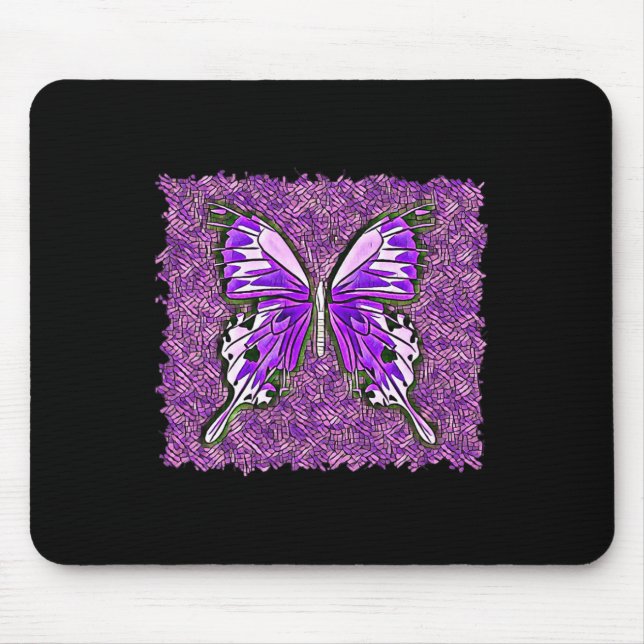 Fibro Lupus Glaskugeln Kunst-Spoonie Mousepad (Vorne)