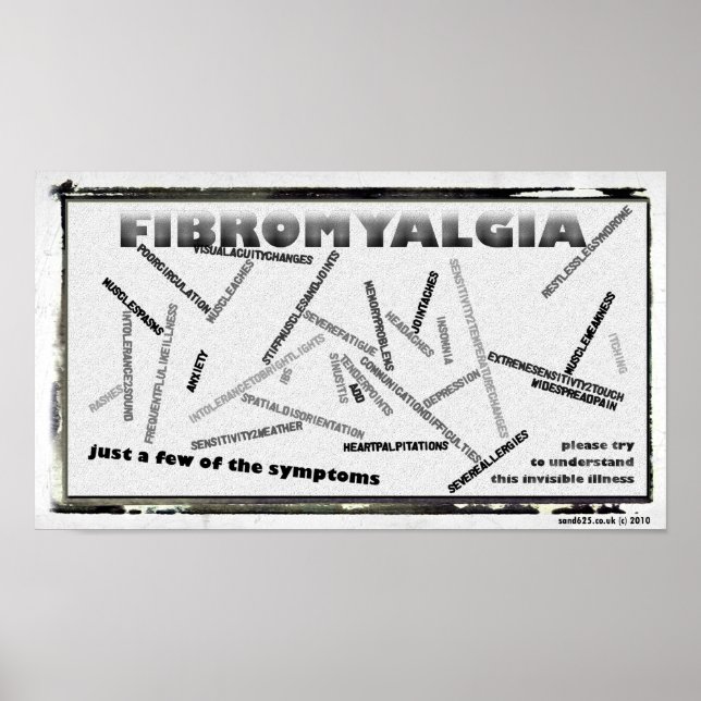 fibro symptoms poster (Vorne)