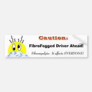 FibroFogged Fahrer Autoaufkleber