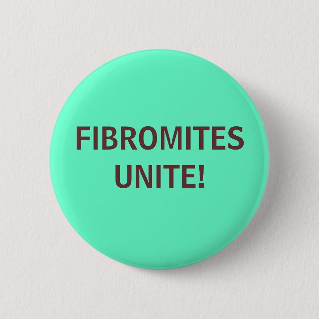 FIBROMITES VEREINIGEN! - Knopf Button (Vorderseite)