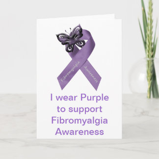 Fibromyalgia-Bewusstseins-Karte Karte