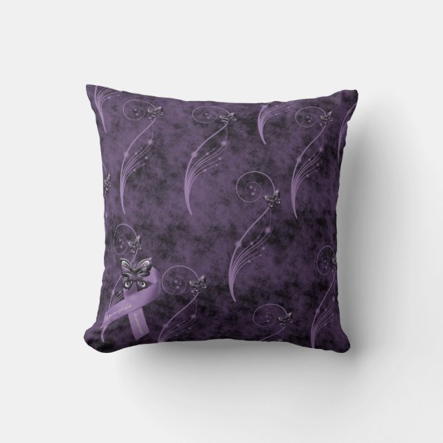 Fibromyalgia-Bewusstseins-Kissen Kissen (Vorderseite)