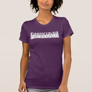 Fibromyalgia erhält auf meiner Nerven-Weiß-Grafik T-Shirt