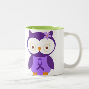 Fibromyalgia-Eule Zweifarbige Tasse