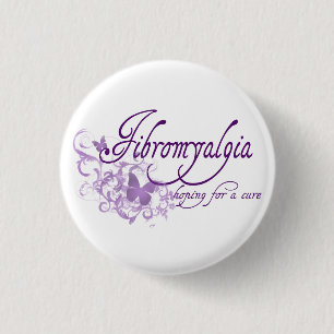 Fibromyalgia, hoffend für eine Heilung Button