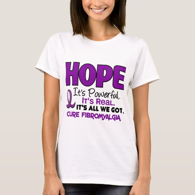 Fibromyalgia HOFFNUNG 1 T-Shirt (Vorderseite)