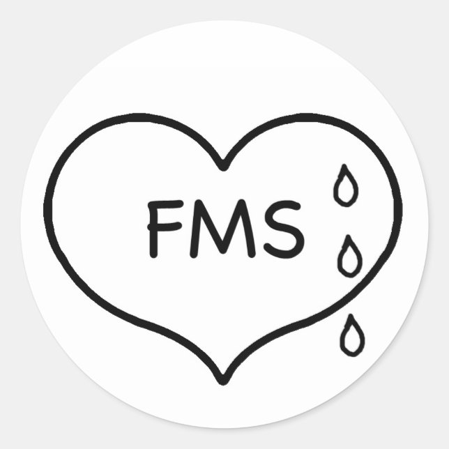 Fibromyalgia Humaneness Campaign Stickers (Vorderseite)