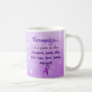Fibromyalgia ist Schmerz im Hintern Kaffeetasse