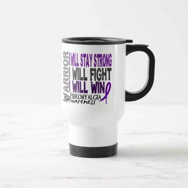 Fibromyalgia-Krieger Reisebecher (Rechts)