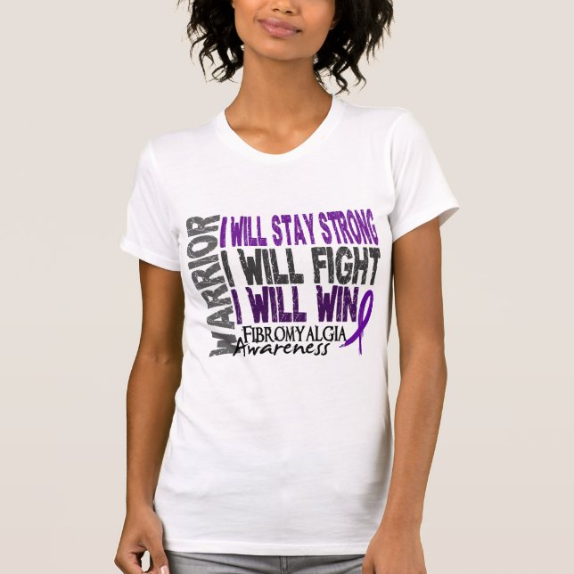 Fibromyalgia-Krieger T-Shirt (Vorderseite)