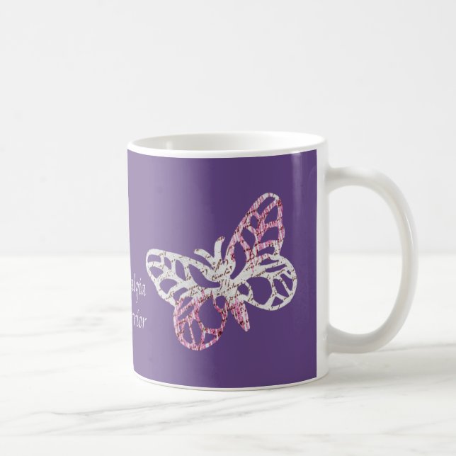 FIBROMYALGIA-KRIEGER-Tasse Kaffeetasse (Rechts)