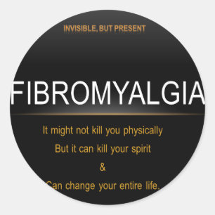Fibromyalgia Runder Aufkleber