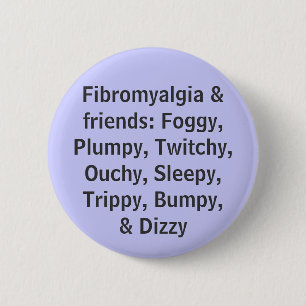 Fibromyalgia u. Freunde - Knopf Button