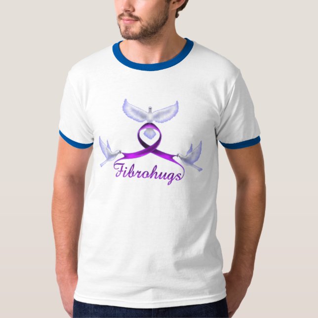 Fibromyalgiabewusstsein und -unterstützung T-Shirt (Vorderseite)