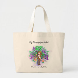 "FibromyalgiaToolkit " Jumbo Stoffbeutel