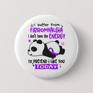 Fibromyalgie Aufklärung Monat Bonbongeschenke Button