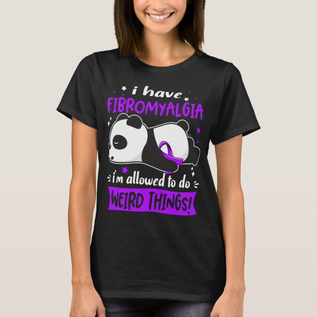Fibromyalgie Aufklärung Monat Bonbongeschenke T-Shirt (Vorderseite)