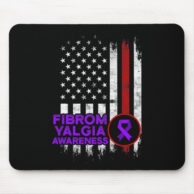 Fibromyalgie Awareness Survivor Proud Warrior 13 Mousepad (Vorne)