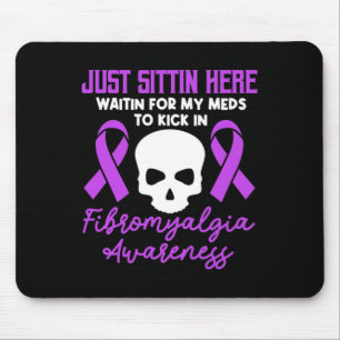 Fibromyalgie Bewusstsein Fibro Krieger Lila Band Mousepad