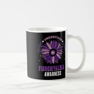 Fibromyalgie Bewusstsein Frauen Lila Sonnenblumen Kaffeetasse