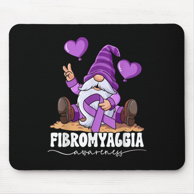 Fibromyalgie Bewusstsein Mousepad (Vorne)