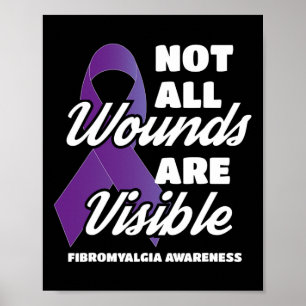 Fibromyalgie Bewusstsein nicht alle Wunden sichtba Poster
