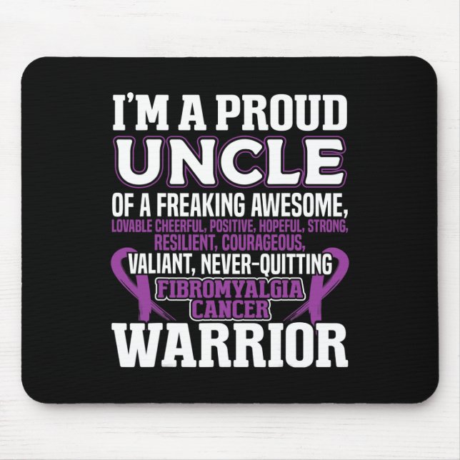 Fibromyalgie Bewusstseinsbildung Band Männer Fraue Mousepad (Vorne)