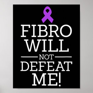 Fibromyalgie-Bewusstseinswarter Fibro wird nicht s Poster