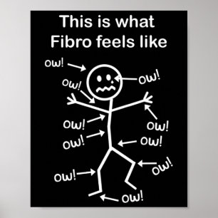 Fibromyalgie - Das ist es, was sich Fibro anfühlt Poster