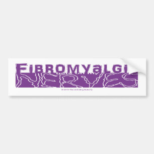 Fibromyalgie erhält meinen Nerves-Autoaufkleber Autoaufkleber