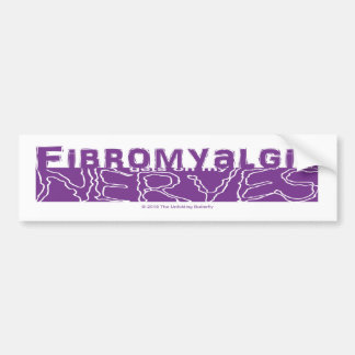 Fibromyalgie erhält meinen Nerves-Autoaufkleber Autoaufkleber