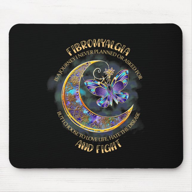 Fibromyalgie - Fibromyalgie Bewusstsein 11 Mousepad (Vorne)