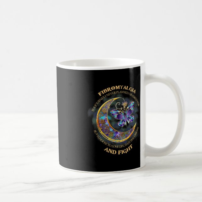 Fibromyalgie - Fibromyalgie Bewusstsein 39 Kaffeetasse (Rechts)