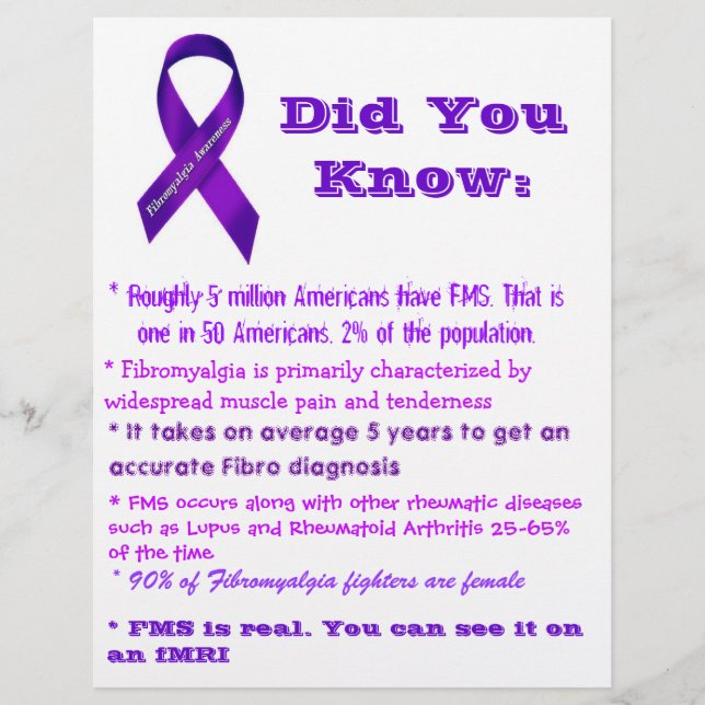 Fibromyalgie Flyer (Vorne)