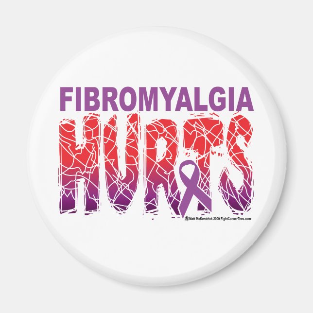 Fibromyalgie Hurts Magnet (Vorne)