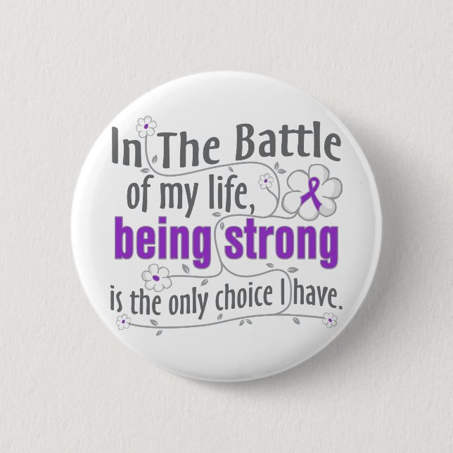 Fibromyalgie in der Schlacht Button (Vorderseite)
