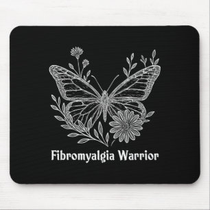 Fibromyalgie-Krieger-Bewusstseins-Schmetterling Un Mousepad